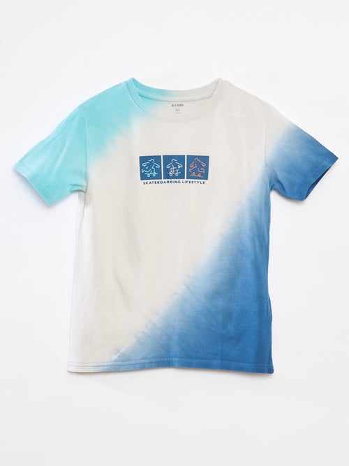 T-shirt met korte mouw en ronde hals - Kiabi