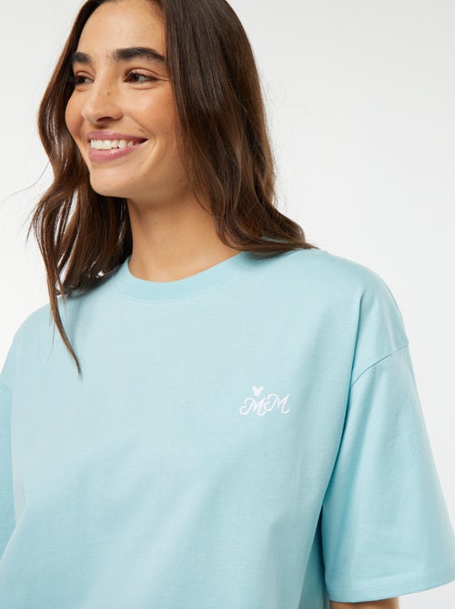 T-shirt met korte mouw en ronde hals 'Disney' - Kiabi