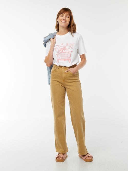 T-shirt met korte mouw en ronde hals 'Ford' - Kiabi T-shirt met korte mouw en ronde hals 'Ford' - Kiabi