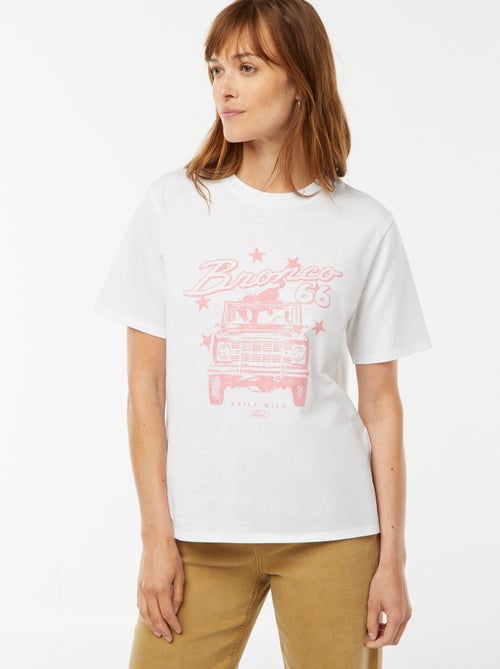 T-shirt met korte mouw en ronde hals 'Ford' - Kiabi T-shirt met korte mouw en ronde hals 'Ford' - Kiabi