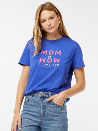 T-shirt met korte mouw | 'Moederdag'