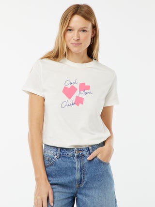 T-shirt met korte mouw | 'Moederdag'