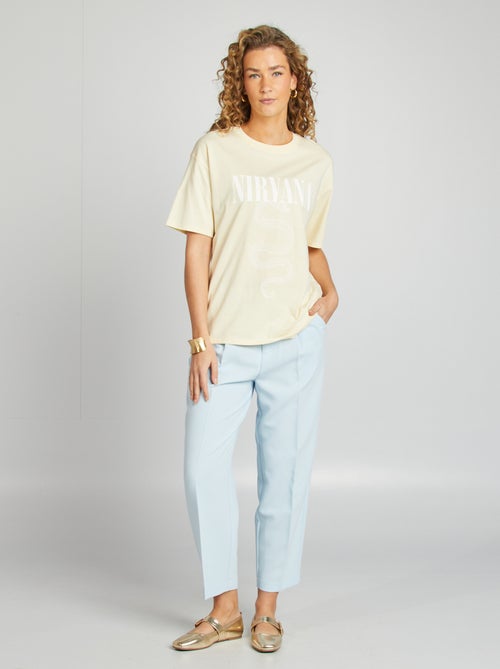 T-shirt met korte mouw 'Nirvana' - Kiabi