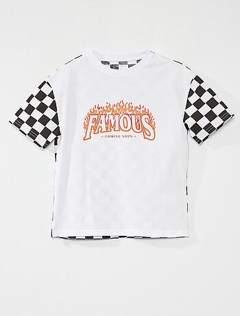 T-shirt met korte mouw 'racing' - Kiabi