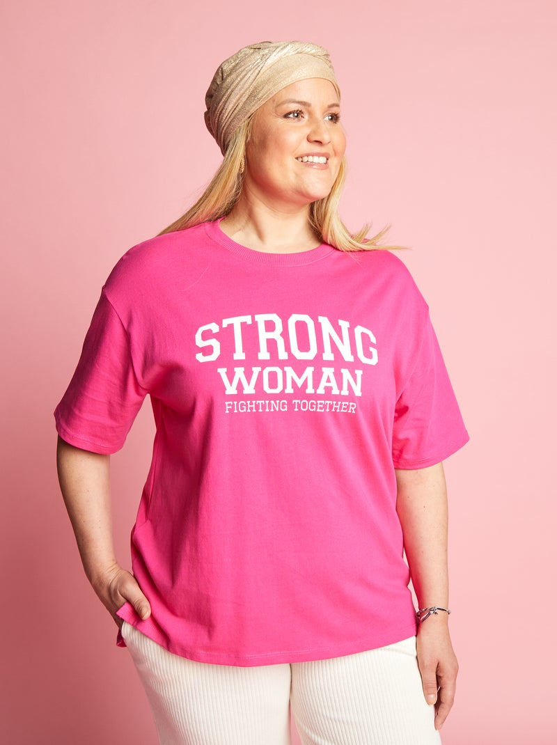 T-shirt met korte mouw ROSE - Kiabi