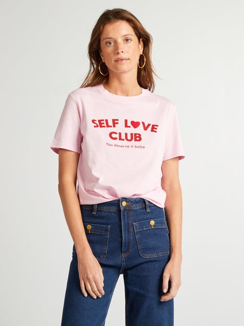 T-shirt met korte mouw - Kiabi