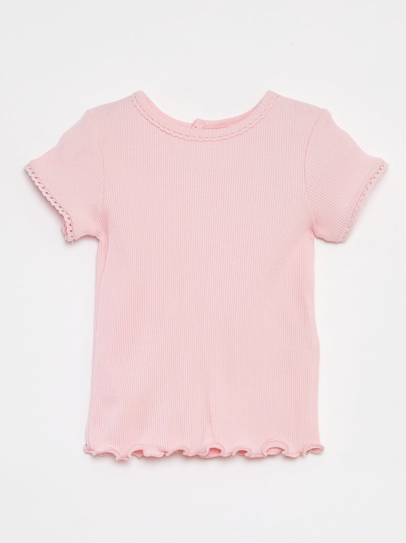 T-shirt met korte mouw ROSE - Kiabi