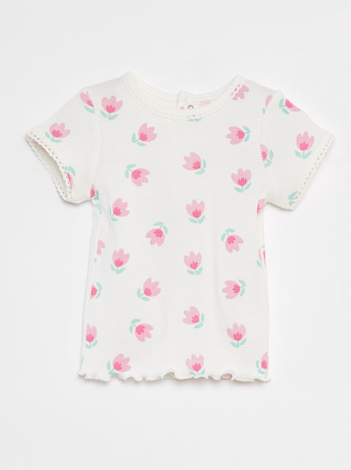 T-shirt met korte mouw - Kiabi