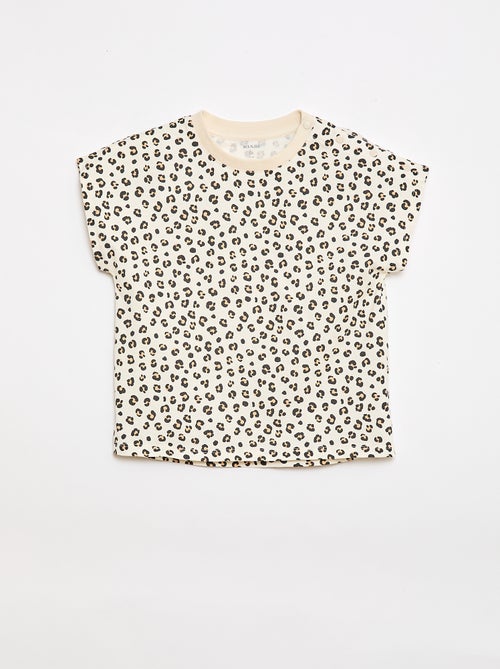 T-shirt met korte mouwen - Collectie gemakkelijk aan te trekken - Kiabi