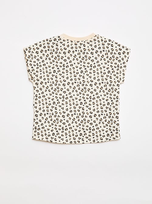 T-shirt met korte mouwen - Collectie gemakkelijk aan te trekken - Kiabi