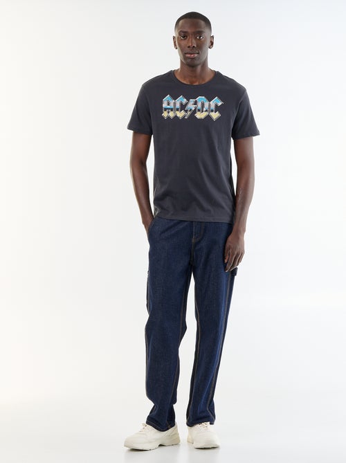 T-shirt met korte mouwen 'AC DC' - Kiabi