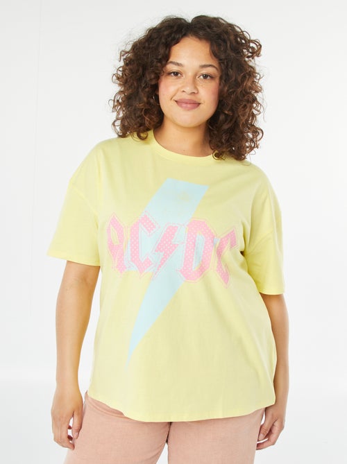 T-shirt met korte mouwen 'AC/DC' - Kiabi