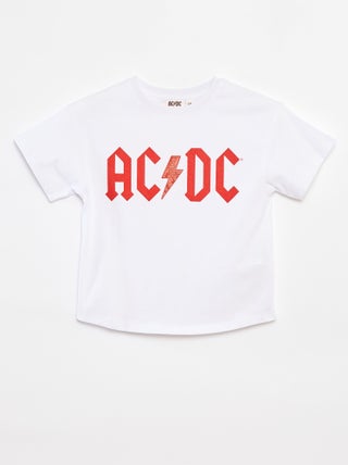 T-shirt met korte mouwen 'AC/DC'