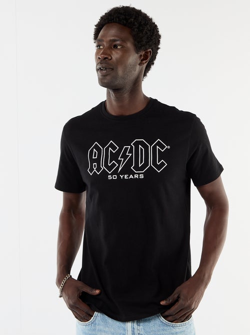 T-shirt met korte mouwen 'AC/DC' - Kiabi