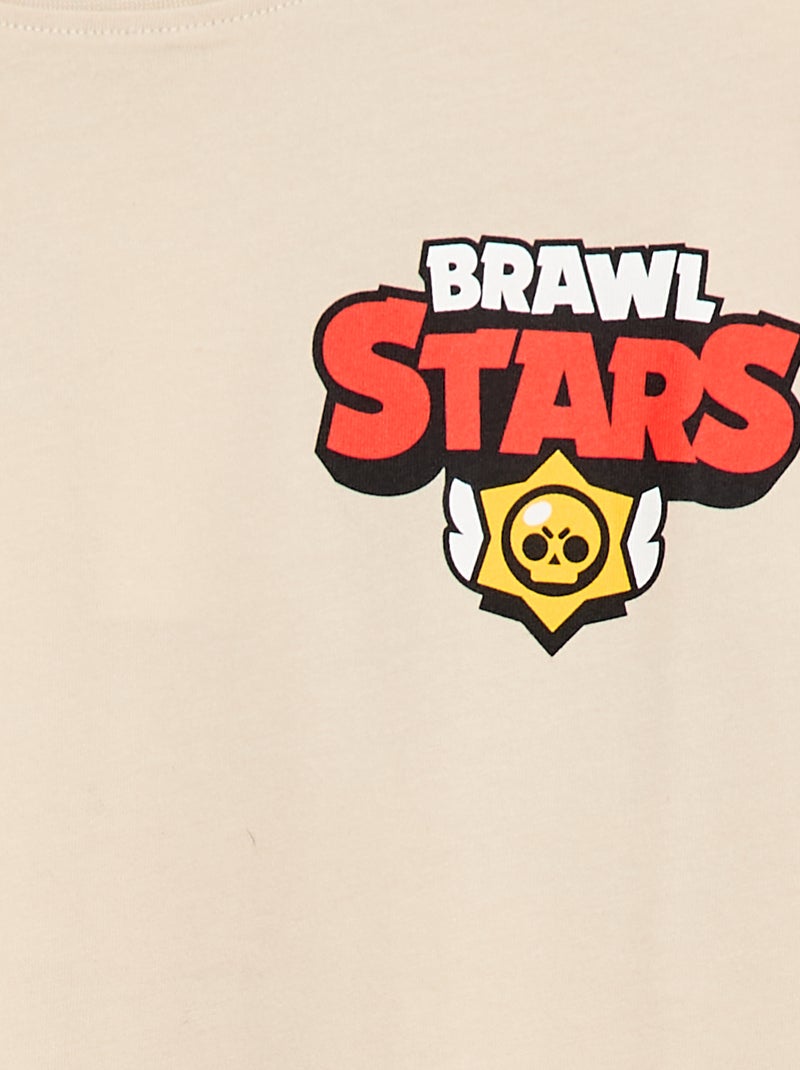 T-shirt met korte mouwen 'Brawl Stars' Biege - Kiabi