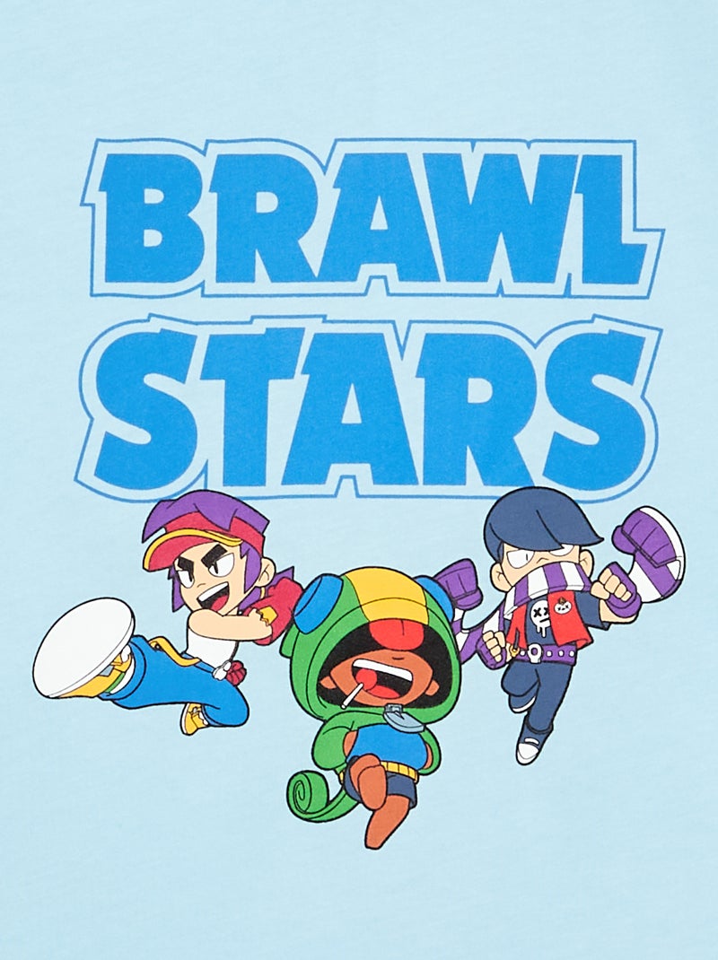 T-shirt met korte mouwen 'Brawl Stars' Blauw - Kiabi