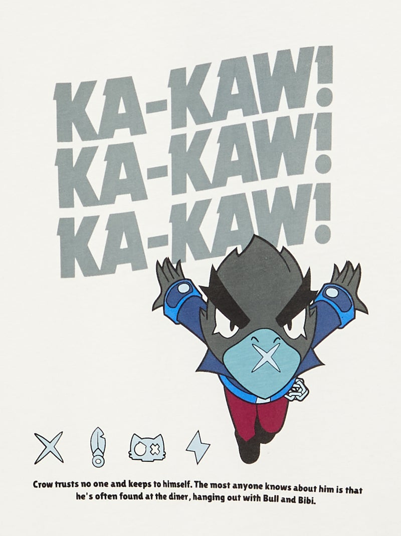 T-shirt met korte mouwen 'Brawl Stars' Wit - Kiabi