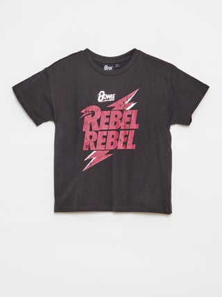 T-shirt met korte mouwen 'David Bowie'