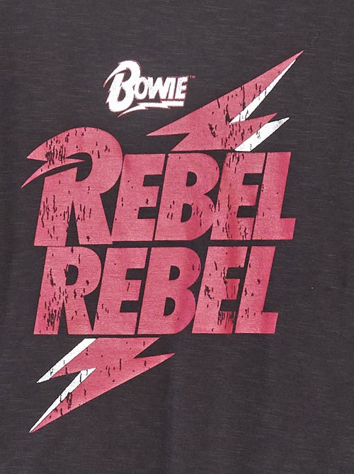 T-shirt met korte mouwen 'David Bowie' - Kiabi