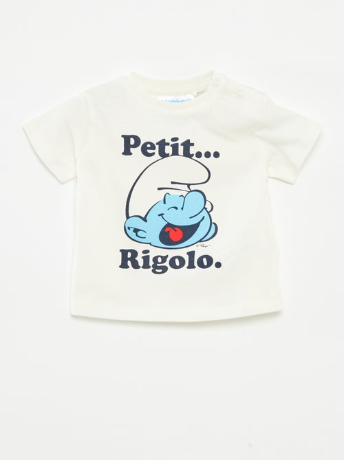 T-shirt met korte mouwen 'De Smurfen' - Kiabi