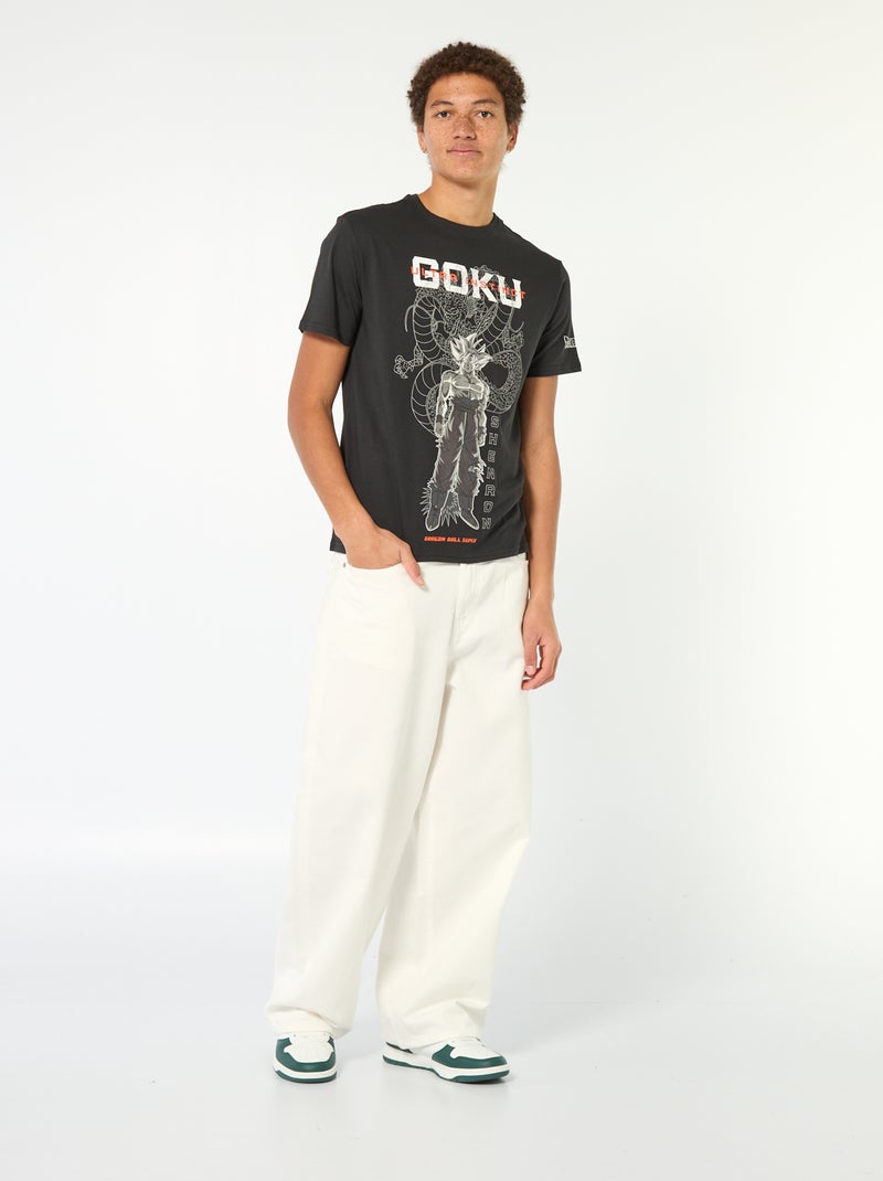 T-shirt met korte mouwen 'Dragon Ball-Z' Zwart - Kiabi