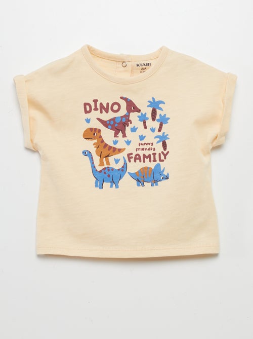 T-shirt met korte mouwen en print - Kiabi
