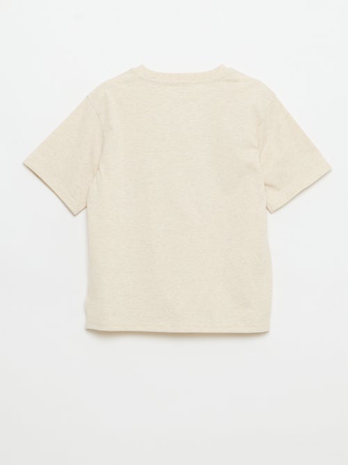 T-shirt met korte mouwen en print - Kiabi