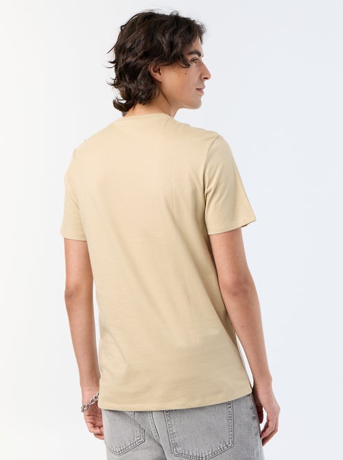 T-shirt met korte mouwen en print - Kiabi