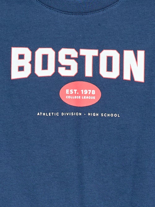 T-shirt met korte mouwen en print - Kiabi