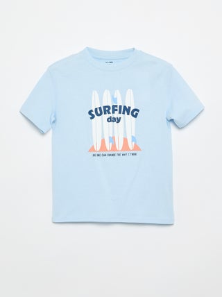 T-shirt met korte mouwen en print