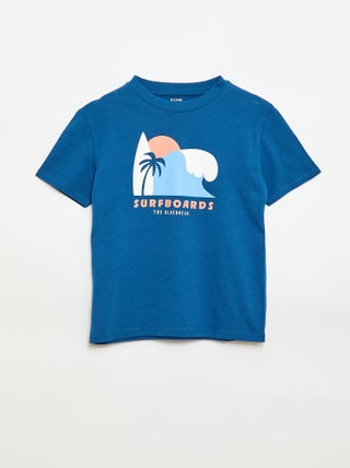 T-shirt met korte mouwen en print