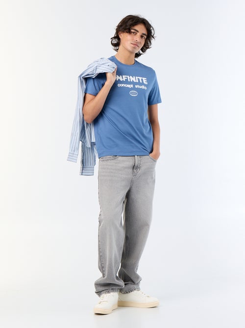 T-shirt met korte mouwen en print - Kiabi