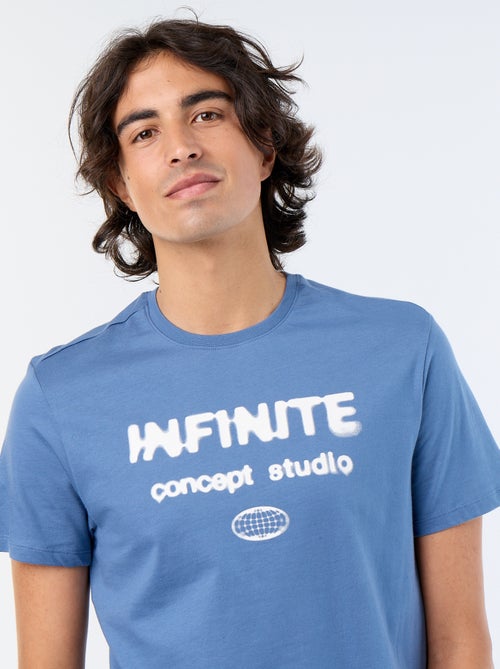 T-shirt met korte mouwen en print - Kiabi