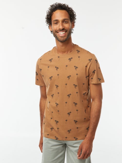 T-shirt met korte mouwen en print - Kiabi
