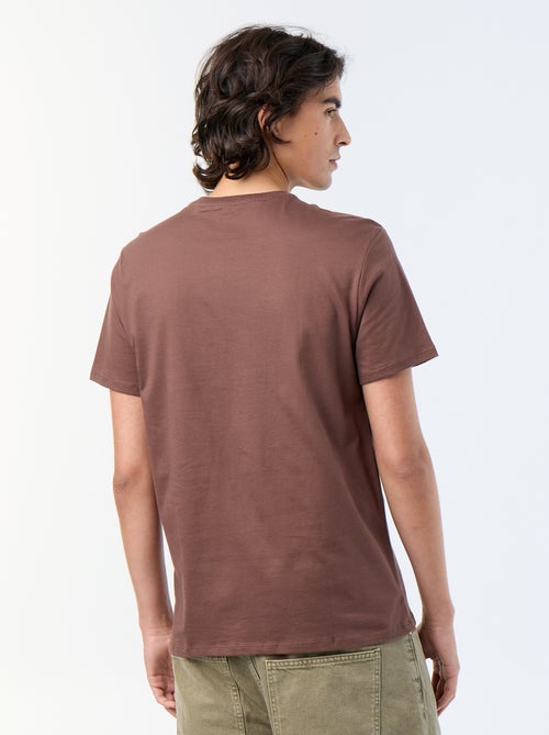 T-shirt met korte mouwen en print - Kiabi