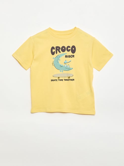 T-shirt met korte mouwen en print - Kiabi