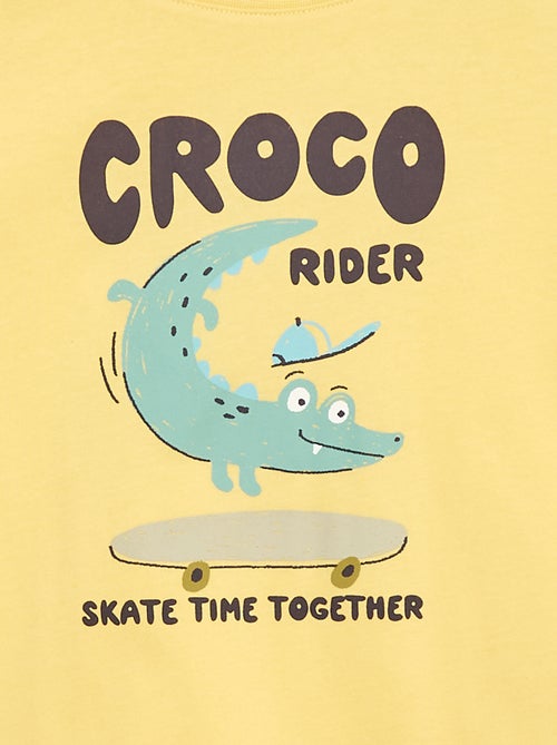 T-shirt met korte mouwen en print - Kiabi