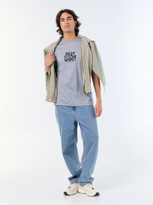 T-shirt met korte mouwen en print - Kiabi