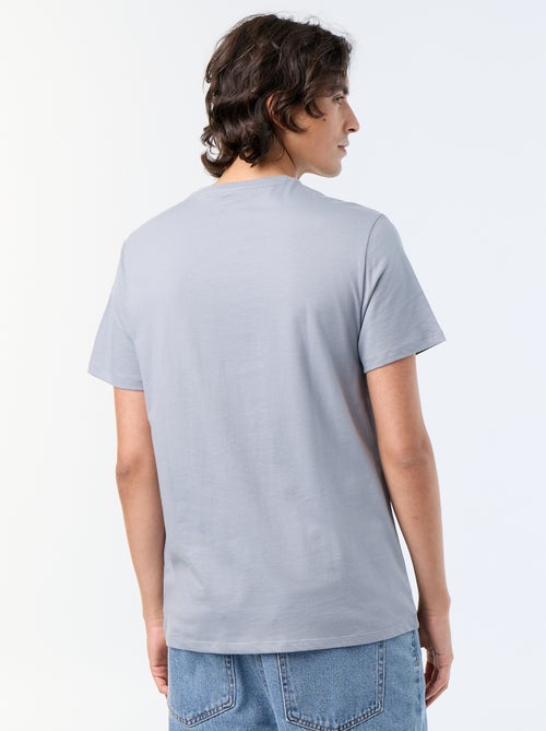 T-shirt met korte mouwen en print - Kiabi