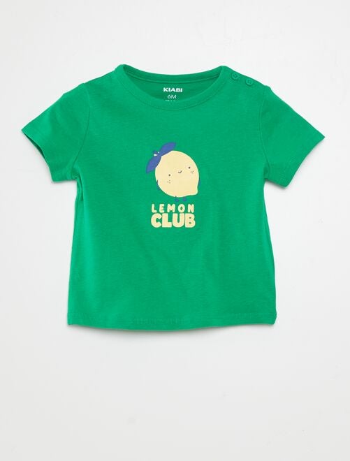 T-shirt met korte mouwen en print - Kiabi