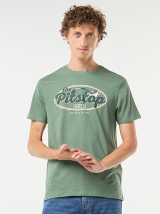 T-shirt met korte mouwen en print
