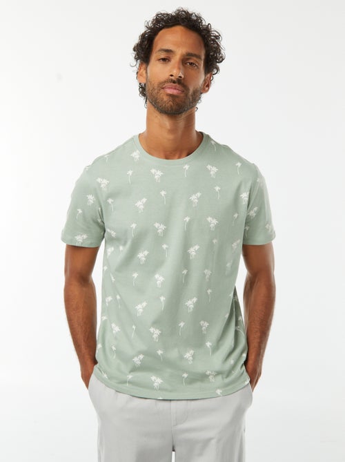T-shirt met korte mouwen en print - Kiabi