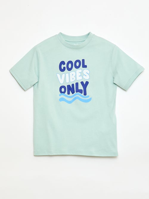 T-shirt met korte mouwen en print - Kiabi