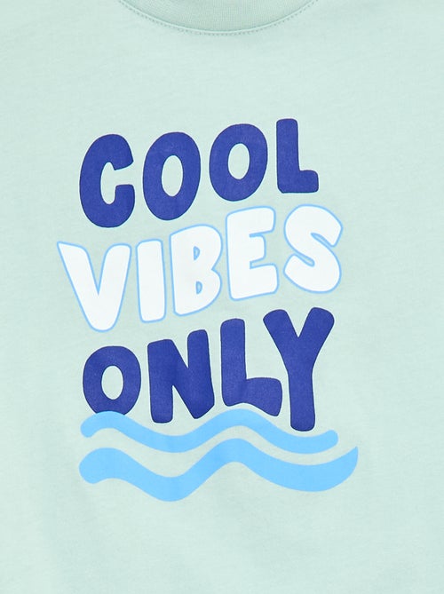 T-shirt met korte mouwen en print - Kiabi