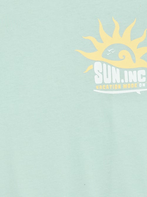 T-shirt met korte mouwen en print - Kiabi