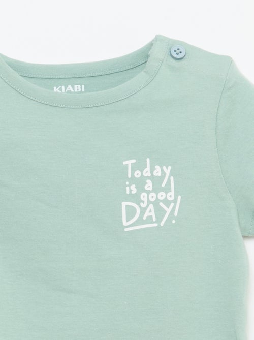 T-shirt met korte mouwen en print - Kiabi