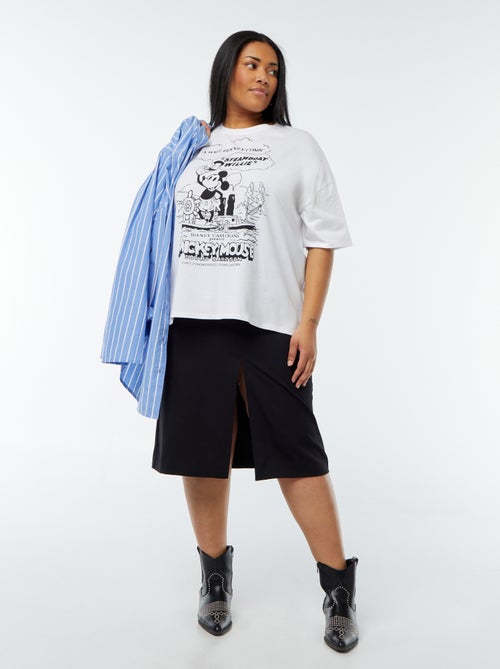 T-shirt met korte mouwen en print 'Mickey' 'Disney' - Kiabi