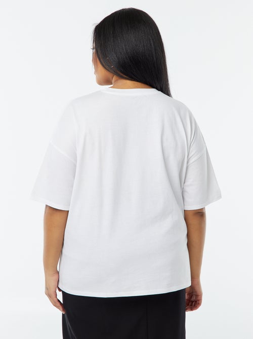 T-shirt met korte mouwen en print 'Mickey' 'Disney' - Kiabi