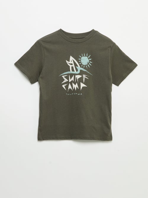 T-shirt met korte mouwen en print - Kiabi T-shirt met korte mouwen en print - Kiabi