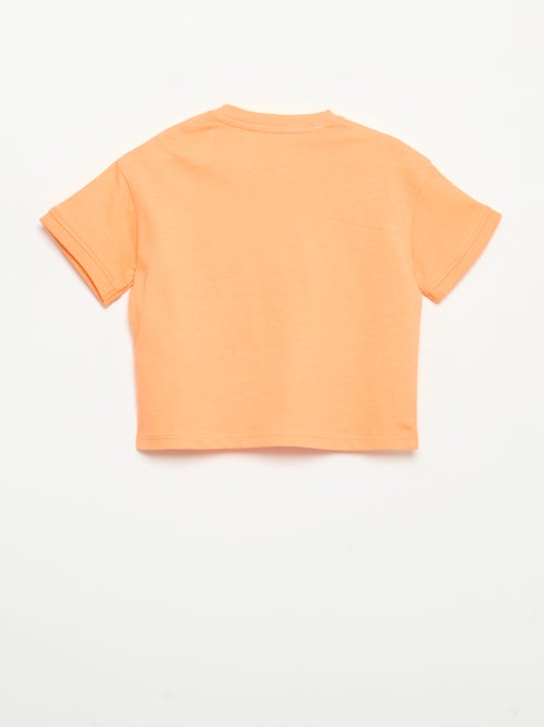 T-shirt met korte mouwen en print - Kiabi